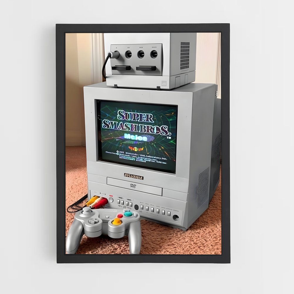 Poster Game Cube Controller – affiche Consoles (vue 2)